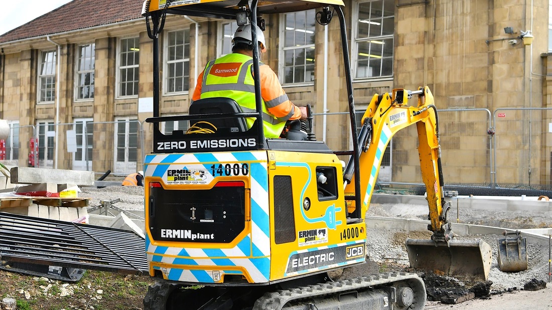 JCB电动微挖19C-1E热销租赁行业